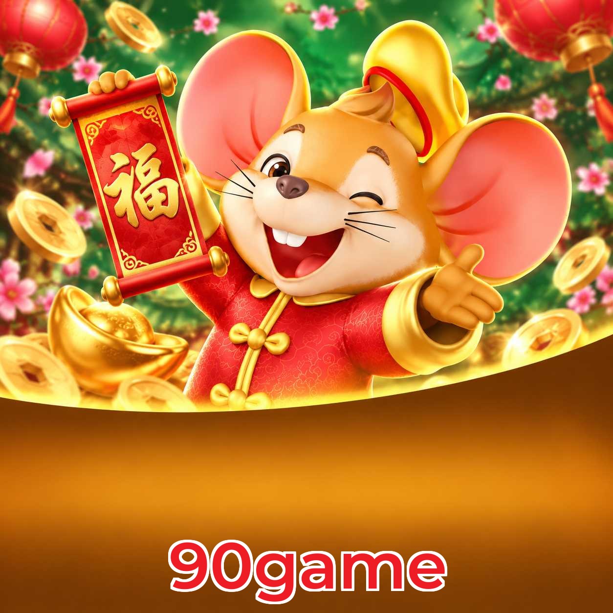 Aplicativo 90game para Android e iOS com interface completa